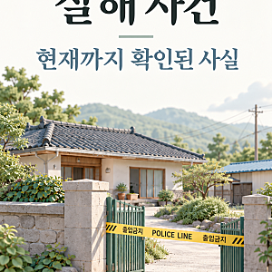 나주 60대 부부 살해 사건, 50대 피의자 체포…600만 원 인출과 남은 의문