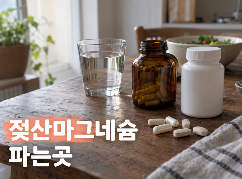 젖산마그네슘 파는곳·가격·고르는 법 총정리