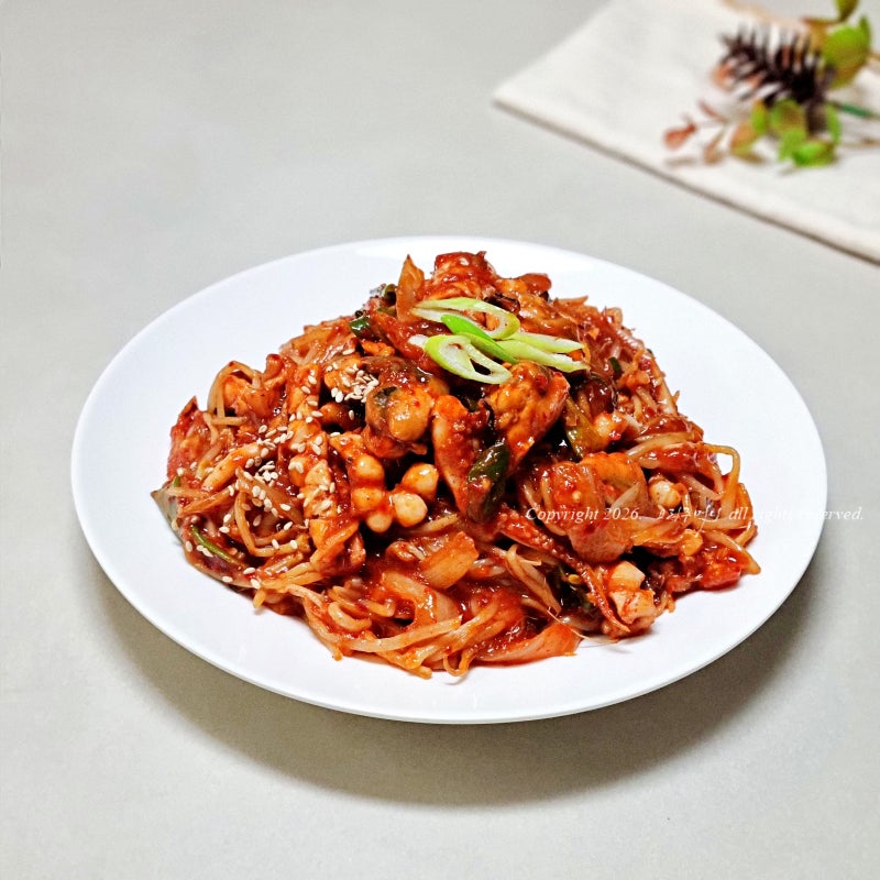 해물찜 레시피 재료 홍합 오징어 콩나물 찰떡조합 만들기