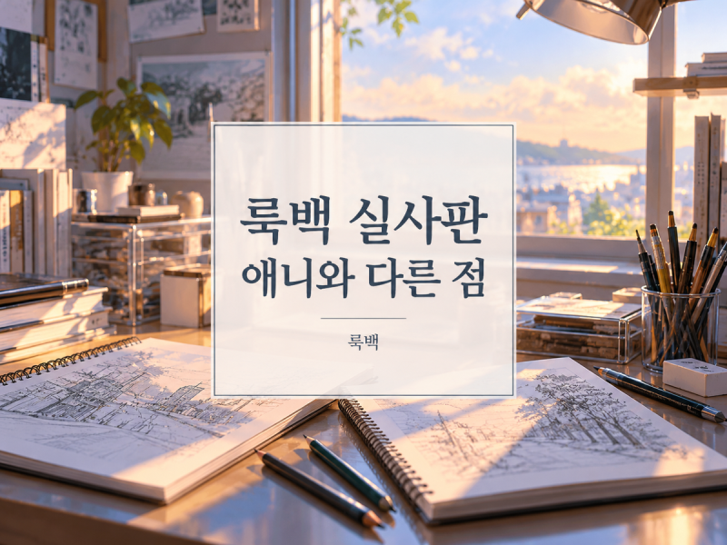 룩백 실사판, 애니와 뭐가 다를까?