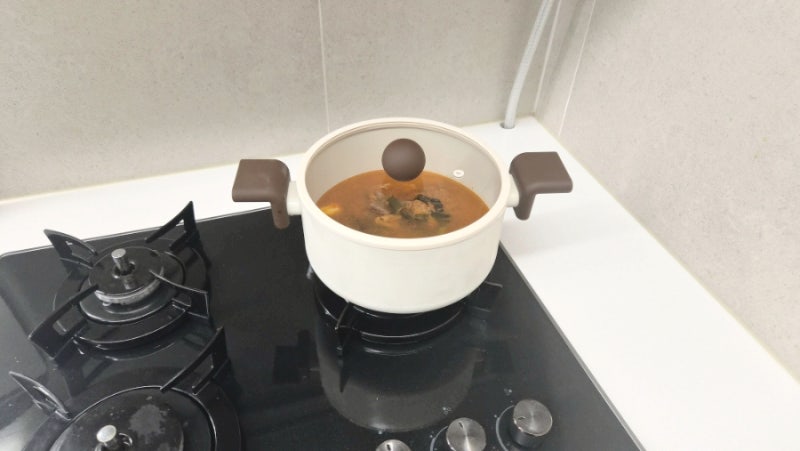 인덕션 가능한 세라믹 코팅 양수냄비 곱창전골 간편 조리