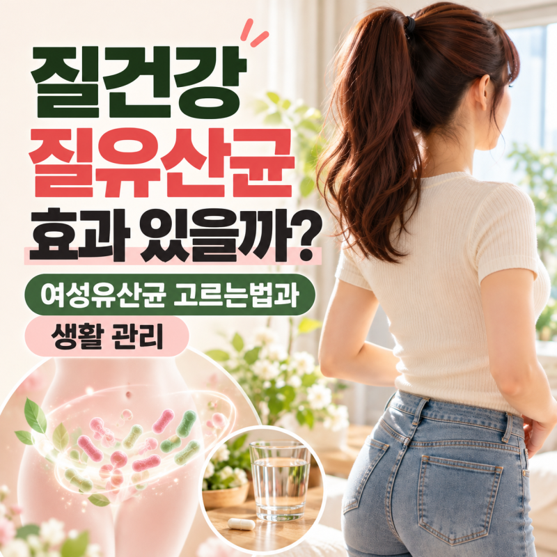 질건강 유산균 질유산균효과 있을까?