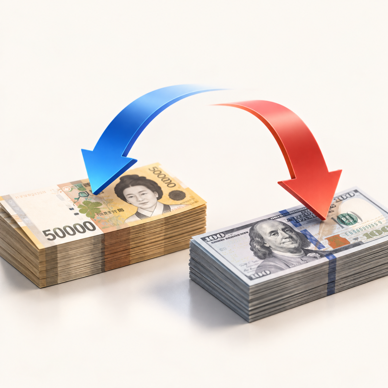 외국인이 한국주식 2조6000억원 팔았는데…왜 원·달러 환율은 오히려 떨어졌을까?