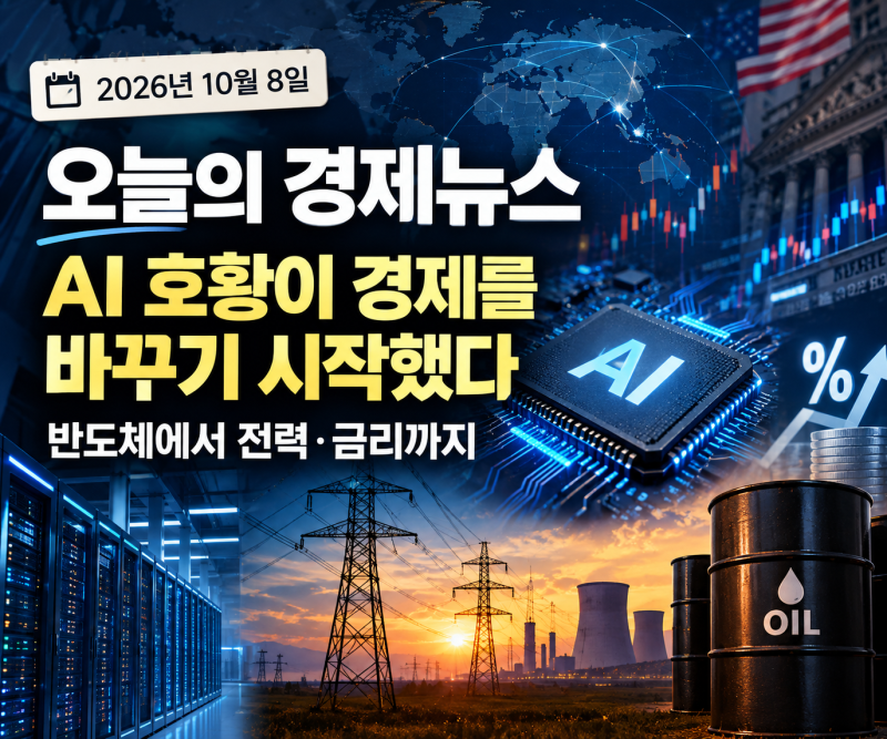 2026년 10월8일 오늘의 경제뉴스