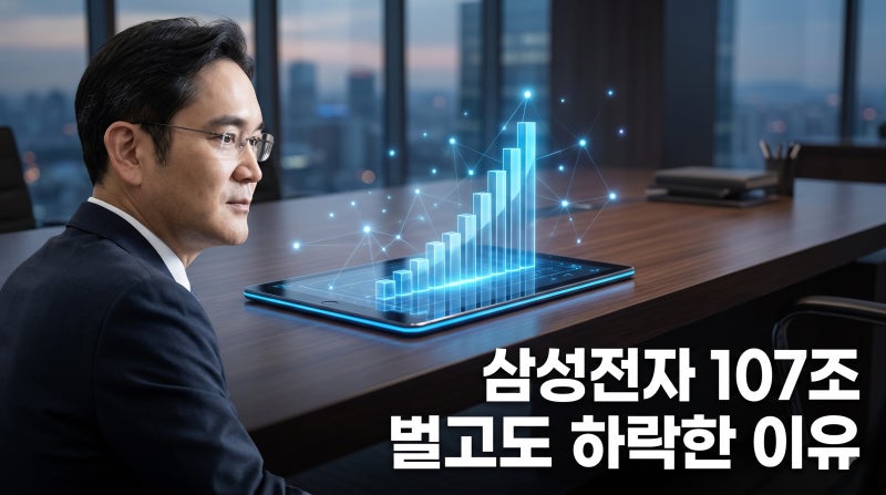 영업이익 107조에도 하락한 삼성전자, 지금 확인해야 할 3가지 지표