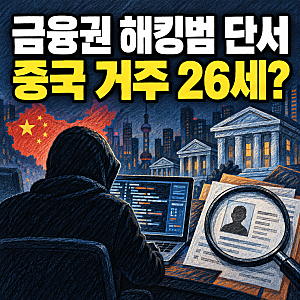 금융권 해킹범 신원 단서 포착…중국 광둥성 거주 26세 추정, AI 이력서에 흔적?
