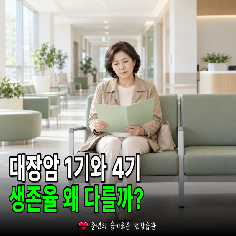 대장암 생존율, 1기와 4기는 왜 큰 차이가 날까?
