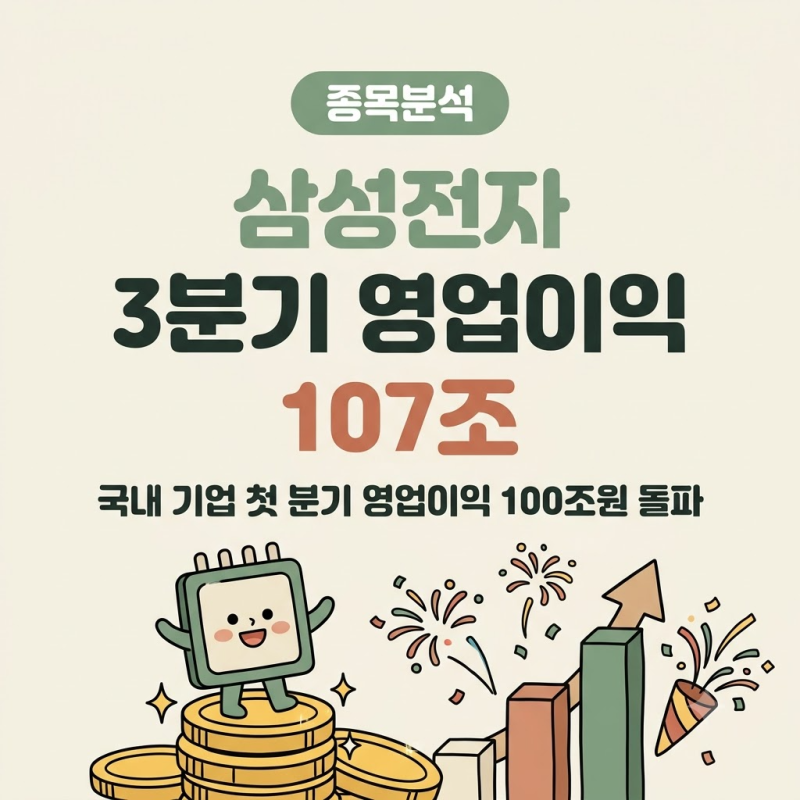 삼성전자 3분기 영업이익 107조, 첫 100조 돌파 뒤 주가가 확인할 것들