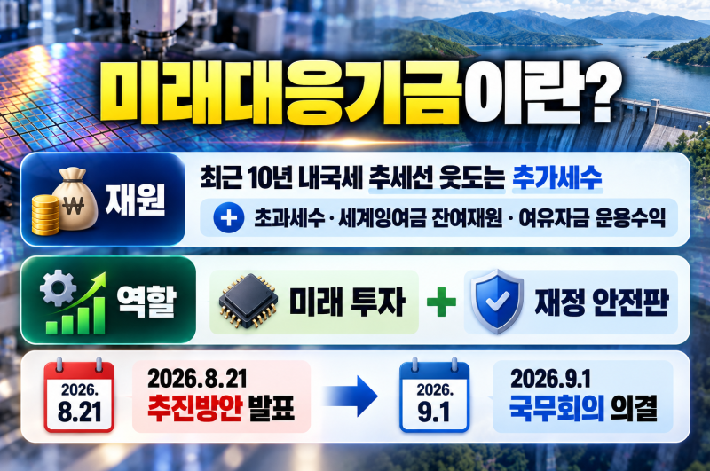 2027 미래대응기금(법, 뜻, 운용, 규모) 162조 중 45조 쓰고 104조는 어디에?