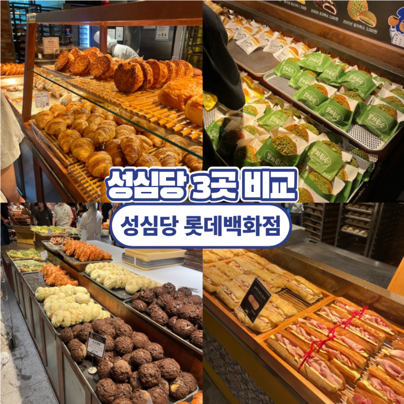 대전 성심당 롯데백화점 주차꿀팁 빵종류 온라인예약방법