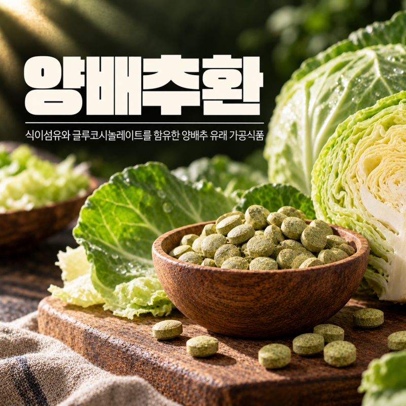 양배추환 효능 8가지 일본 유기농 먹는 시간 변비 부작용