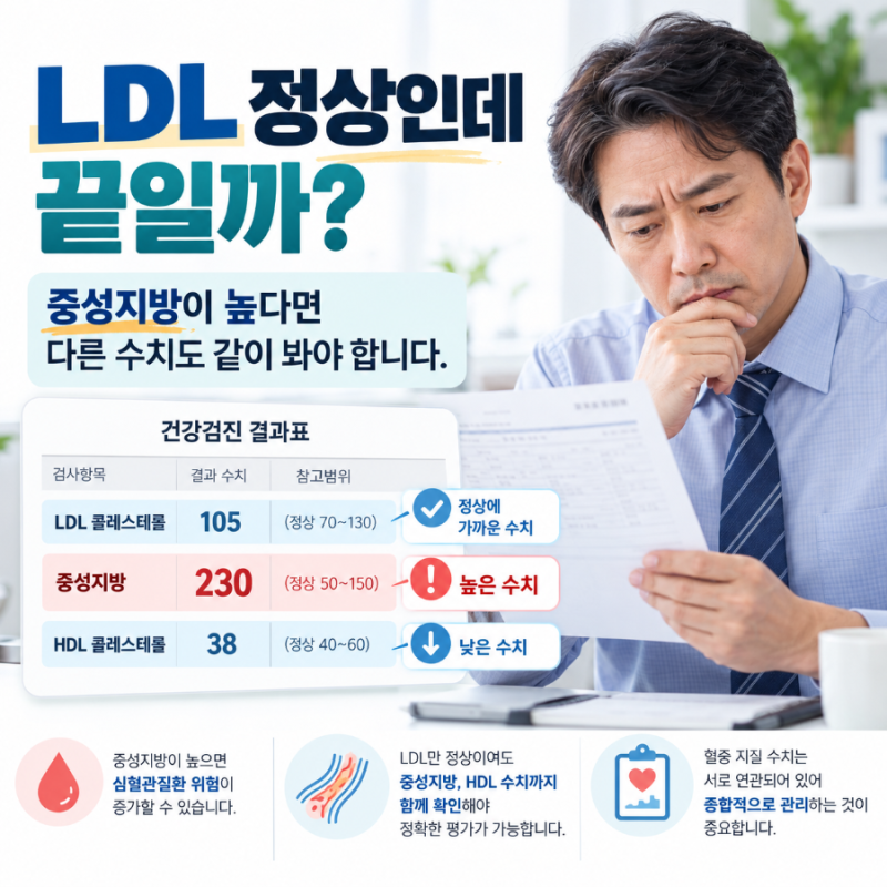 중성지방은 높은데 LDL은 정상, 왜 그럴까? LDL만 보면 놓치는 것