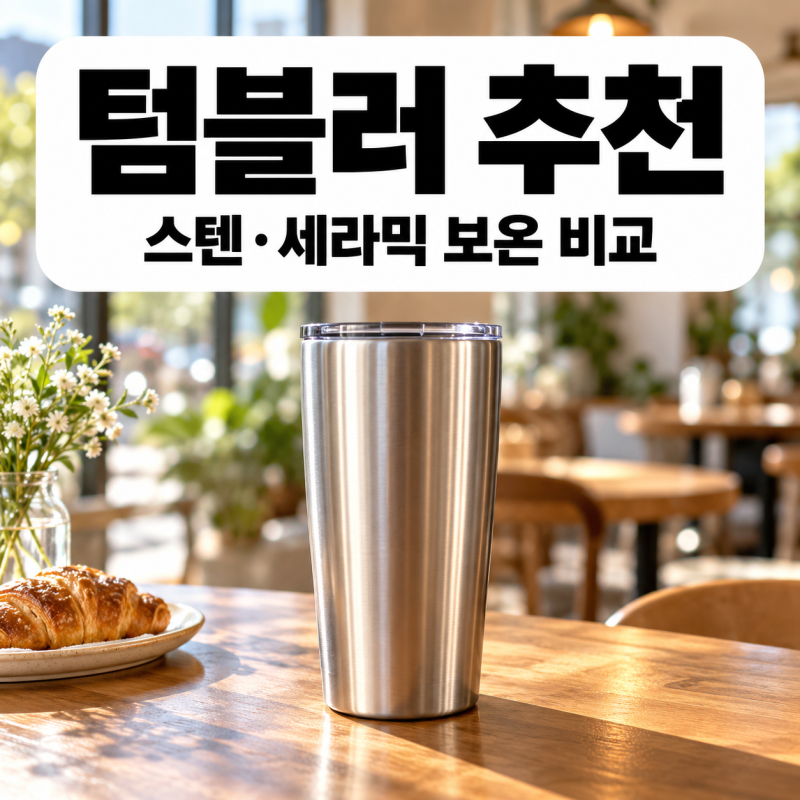 텀블러 추천, 보온 시간 숫자 믿어도 될까? 써모스·락앤락 블리쏘울 비교