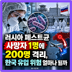 러시아 페스트균 사망자 1명에 200명 격리, 한국 유입 위험 얼마나 될까