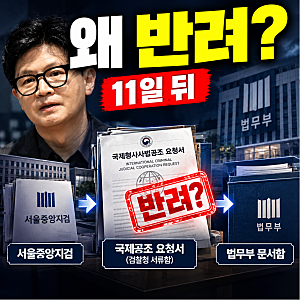 한동훈 딸 허위 스펙 의혹, 국제공조 요청은 왜 11일 만에 반려됐나?