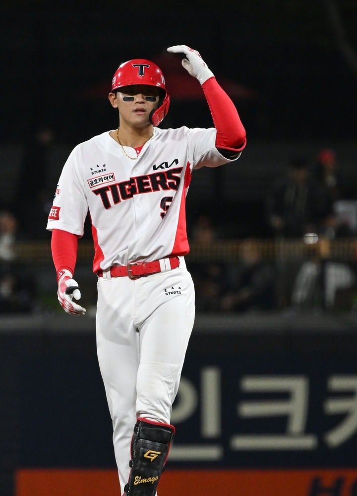 "KIA 롯데에 12-4 대승", 김도영 사흘 10타점 싹쓸이 2루타 또 터졌다