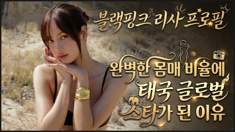 블랙핑크 리사 프로필, 완벽한 몸매 비율에 태국 글로벌 스타가 된 이유