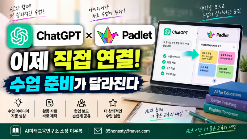 패들렛을 ChatGPT에서 바로 쓴다고?｜수업자료·게시물·보드 분석까지 한 번에
