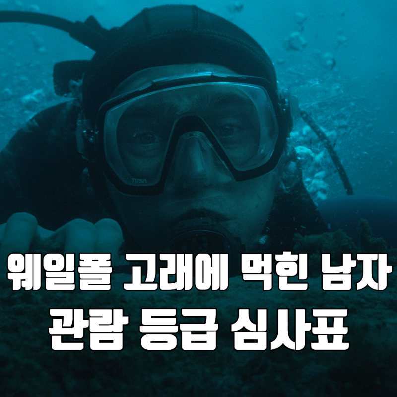 영화 웨일폴 고래에 먹힌 남자 12세 관람가 등급 심사표 공개 수위 러닝타임