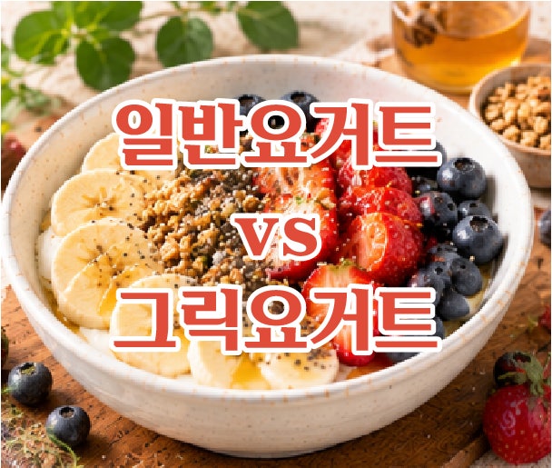 그릭요거트 칼로리와 단백질! 다이어트 중 살 안찌게 먹는 방법(일반 요거트 비교)