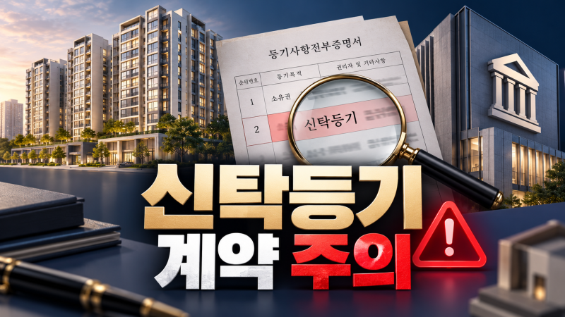 신탁등기 부동산 계약해도 될까? 신탁원부·수탁자 동의 확인 순서
