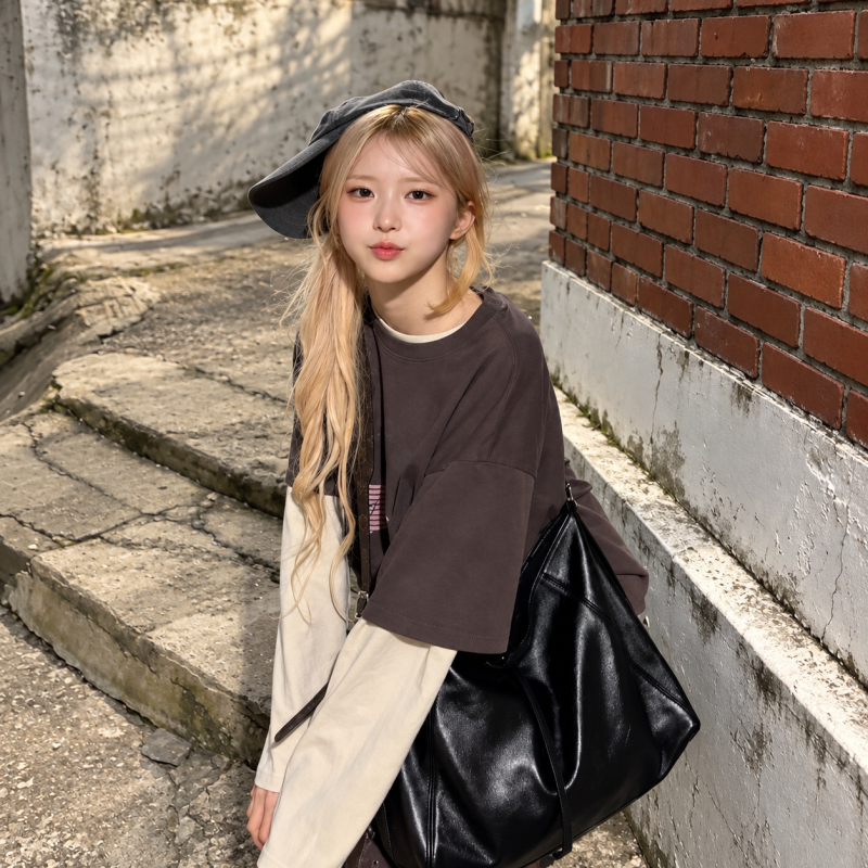 어려보이고 편안한 송하영 사복패션