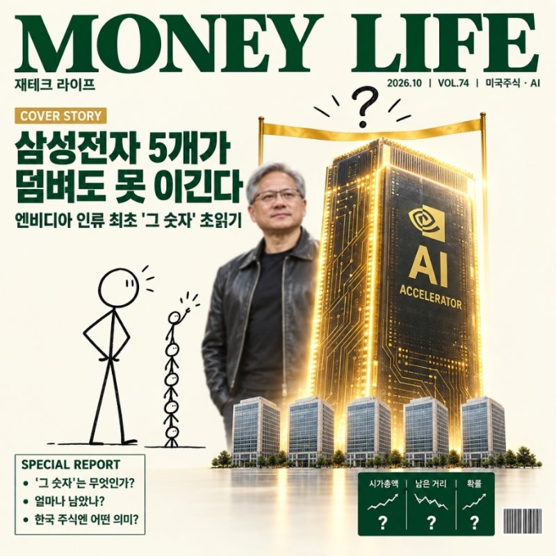 "삼성전자 5개가 덤벼도 못 이긴다" 엔비디아 주가 인류 최초 '그 숫자' 초읽기라는데...