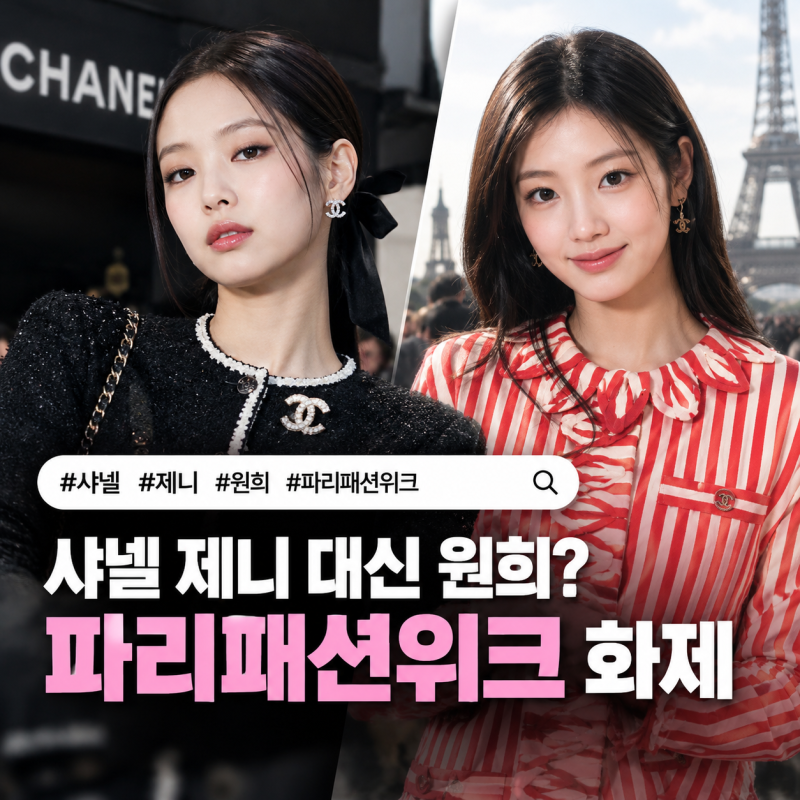 샤넬 제니 대신 원희? 2027 SS 파리 패션위크 착장부터 이유까지