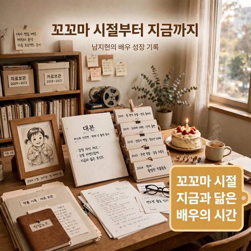 남지현 20년 전 꼬꼬마 미모, 아역부터 현재까지 이어진 시간