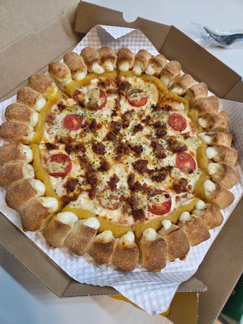 [피자스쿨 메뉴 추천] 직화홀릭바이트+오지치즈그라탕 : 넘 맛있다!!!