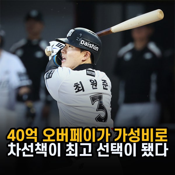 "차선택이 오히려 대박이라니" KT 최원준, 204안타로 레이예스도 넘었다