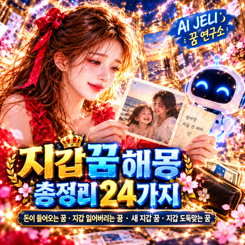 지갑 꿈 해몽 총정리 24가지｜지갑을 잃어버리는 꿈·찾는 꿈·줍는 꿈·돈이 가득한 지갑·새 ....