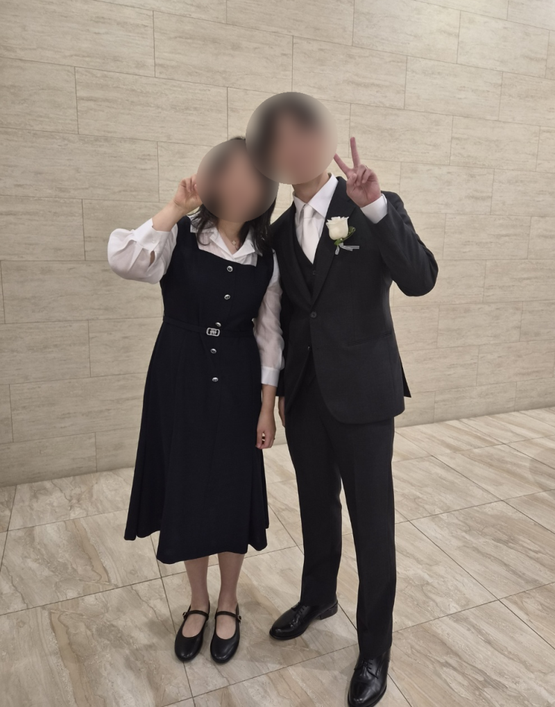 스트레이트 체형의 가을 하객룩 원피스 - 직계가족 결혼식 혼주 하객 원피스 KL바이린 내돈내....