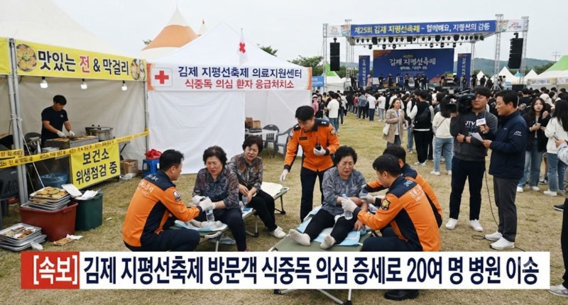 김제 지평선축제 식중독 의심 260명 발생! 원인과 예방 수칙 총정리