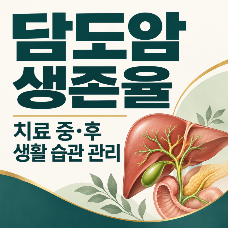 담도암 생존율 높이는 생활 습관 주의할 점은