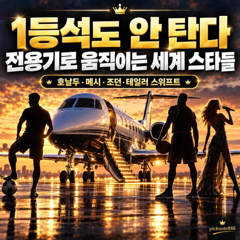 비행기 1등석도 안 탄다…전용기로 이동하는 세계 스타들은 누구일까