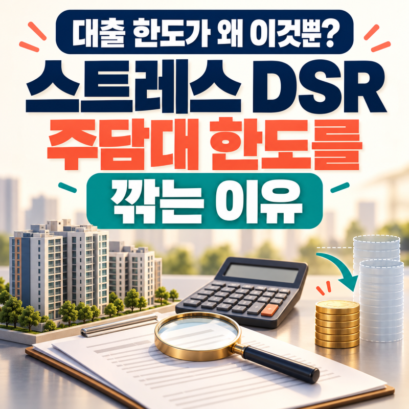 "은행 대출 한도가 왜 이것뿐이에요?"... 스트레스 DSR이 주담대 한도를 깎는 이유