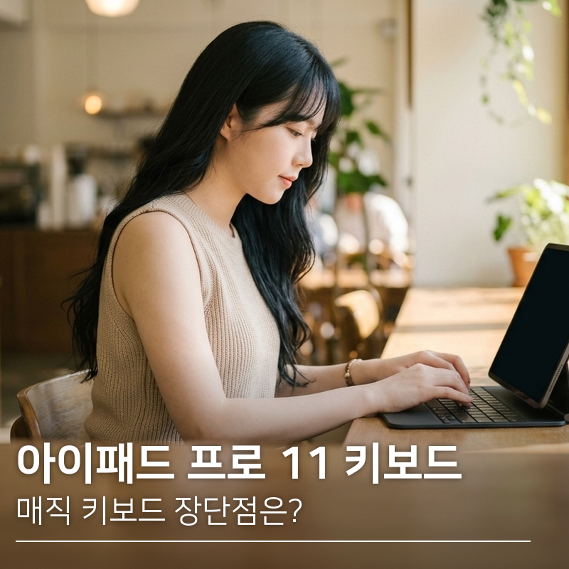 아이패드 프로 11 키보드 케이스 고민 | 애플 매직 키보드 M5 M4용 장단점 정리