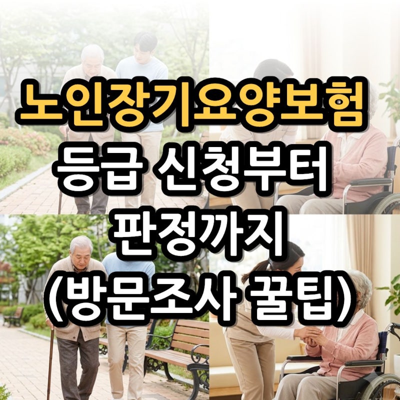 2026년 노인장기요양보험 등급 신청방법 및 판정 기준 총정리 (방문조사 꿀팁)