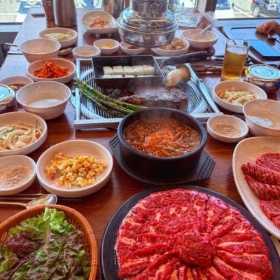 홍천 한우  비발디파크 맛집 오션월드근처 평창한우마을 홍천대명점