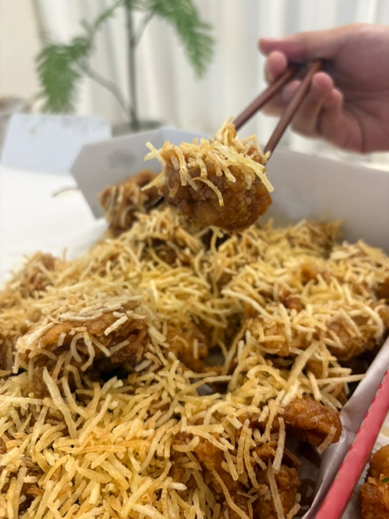 [강릉 중앙시장 포장맛집] 강릉감자닭강정_ 강릉 닭강정 1티어 / 끝까지 바삭한 닭강정