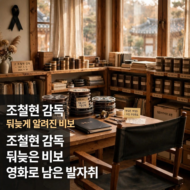조철현 감독, 암투병 끝 별세… 뒤늦게 알려진 이유와 영화 인생