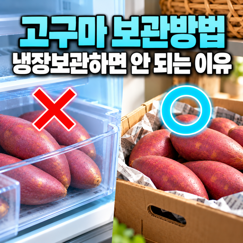 고구마 보관방법, 냉장보관하면 안 되는 이유와 오래 보관하는 꿀팁