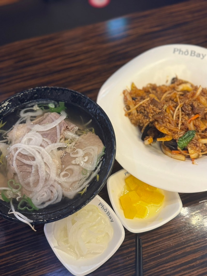 김해 롯데아울렛 맛집 포베이 pho21 쌀국수｜아이랑 회전목마·기차 탑승 솔직후기