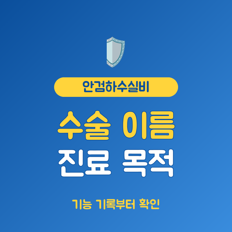 안검하수실비 기능교정, 미용 목적과 시야 장애를 나누는 진료 기록