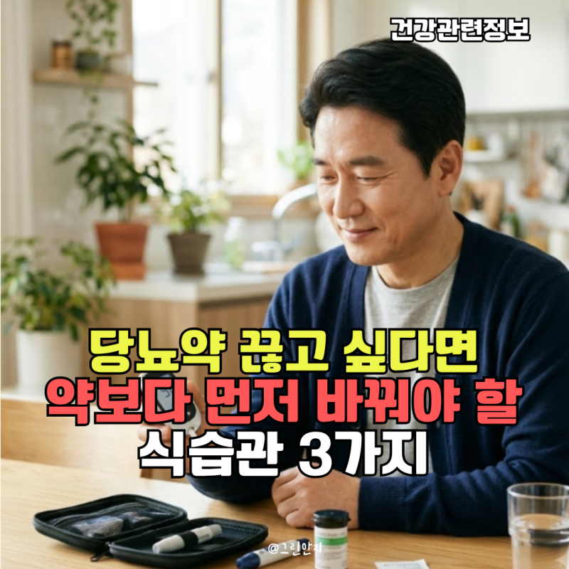 "당뇨약 끊고 싶다면.." 식후 혈당 폭발 막아주는 의외의 식습관 3가지