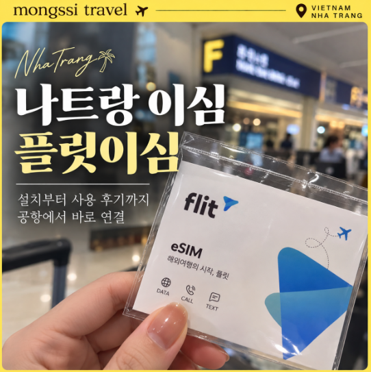 베트남 나트랑 이심 사용법 플릿 이심 설치부터 데이터 사용