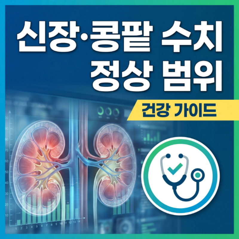 크레아티닌 수치 높으면 신장 콩팥 수치 정상 범위