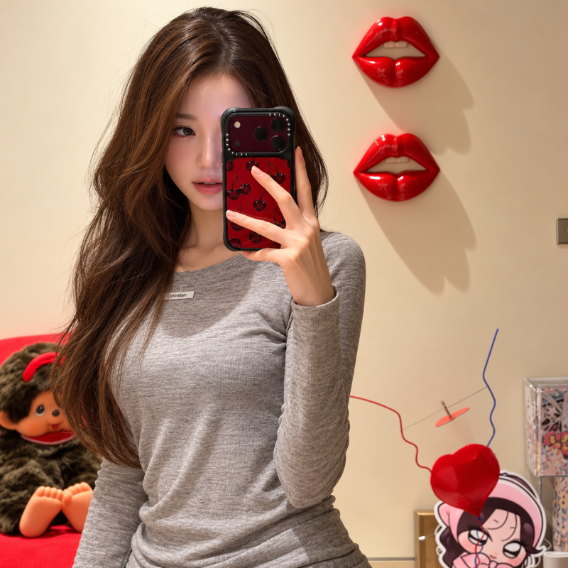 장원영 회색 셋업에 865만원 디올백… 꾸안꾸가 이렇게 예쁠 일?