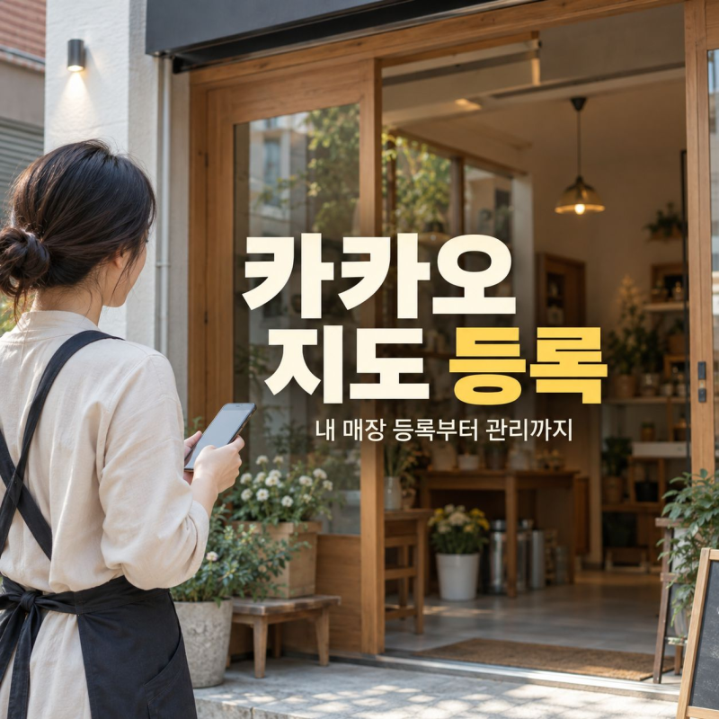 카카오 지도 등록, 매장 조회부터 관리까지 4단계